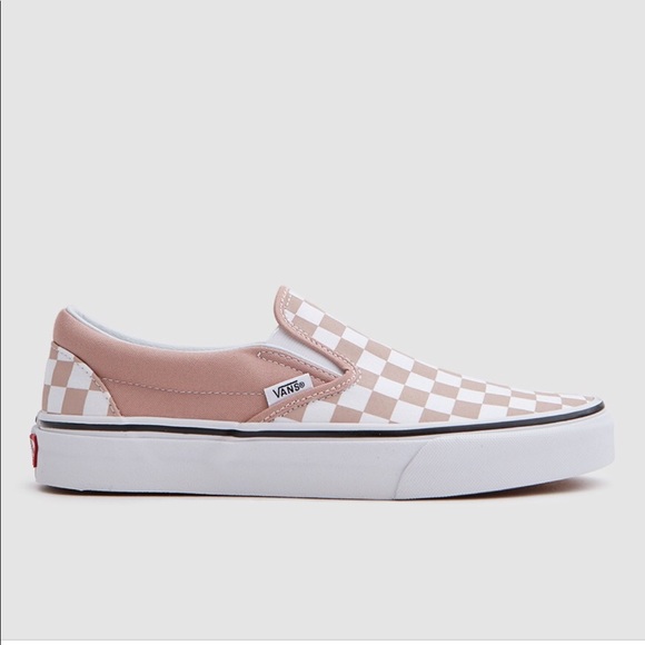 mahogany rose checkered vans